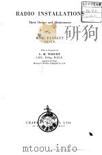 Pannett W.E. Radio installations     PDF电子版封面     
