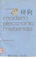Modern Electronic Materials PDF电子版封面