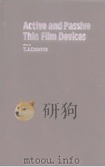 Active and Passive thin film devices 1978 PDF电子版封面 T.J.Coutts