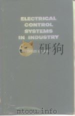 ELECTRICAL CONTROL SYSTEMS IN INDUSTRY PDF电子版封面