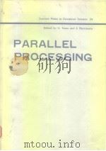 PARALLEL PROCESSING PDF电子版封面