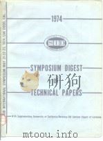 1974 STD international symposium digest of technical papers PDF电子版封面