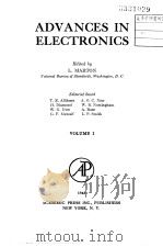 ADVANCES IN ELECTRONICS VOLUME Ⅰ PDF电子版封面 L.Marton