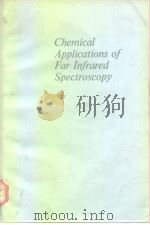Chemical Applications of Far Infrared Spectroscopy PDF电子版封面