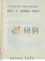 1959 SOLID-STAIT CIRCUITS CONFERENCE DIGEST of TECHNICAL PAPERS PDF电子版封面