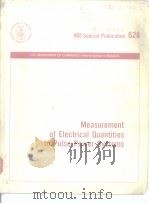 Measurement of Electrical Quantities in Pulse Power Systems PDF电子版封面