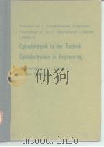 Optoelektronik in der Technik Optoelectronics in Engineering PDF电子版封面 3540109692
