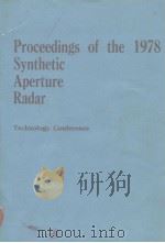 Proceedings of the 1978 Synthetic Aperture Radar PDF电子版封面