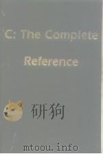 C:The Complete Reference PDF电子版封面 007881538X