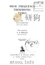 High Frequency Thermionic Tubes PDF电子版封面 A.F.Harvey