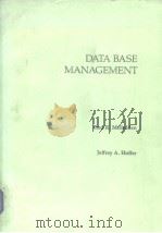 Data Base Management PDF电子版封面 0805367802