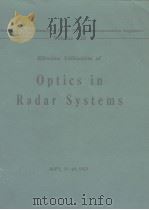 Optics in Radar Systems PDF电子版封面
