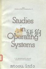 Studies in Operating Systems PDF电子版封面
