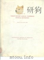 TWENIT-SECOND ANNUAL CONFERENCE PHYSICAL ELECTRONICS（ PDF版）