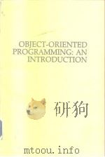 Obiect-opiented programming an Introduction PDF电子版封面 0078816823