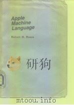 Apple Machine Language PDF电子版封面