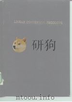 Linear and Conversion Products PDF电子版封面