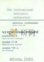 International television symposium 11th session 6-7 1979（ PDF版）