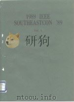 1989 IEEE SOUTHEASTCON ‘89 Vol.1-3 PDF电子版封面