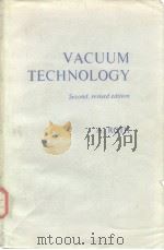 Vacuum Technology.1982. PDF电子版封面 0444860274