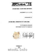 1978 INTERNATIONAL TELEMETERING CONFERENCE PROCEEDINGS Vol.14 PDF电子版封面