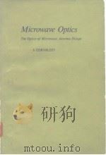 Microwave Optics The Optics of Microwave Antenna Design PDF电子版封面 S.CORNBLEET