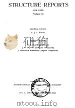 Structure reports for 1950 Vol.13 PDF电子版封面