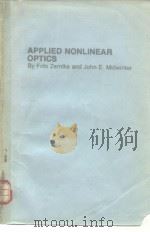 Applied Nonlinear Optics（ PDF版）