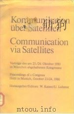 Kommunikation Uber Satelliten Communication via Satellites（ PDF版）