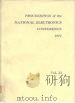PROCEEDINGS OF THE NATIONAL ELECTRONICS CONFERENCE VOLUME ⅩⅩⅪ PDF电子版封面