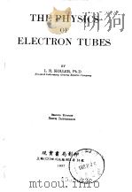 The Physics of Electron Tubes PDF电子版封面