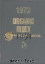 Index(organic)to the powder diffraction file 1972（ PDF版）