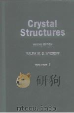 Crystal Structures SECOND EDITION PALPH W.G.WYCKOFF VOLUME2 PDF电子版封面