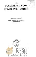 Fundamentals of Electronic Motion PDF电子版封面