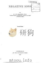 Negative Ions（ PDF版）