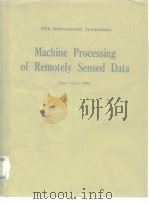 10th International Symposium Machine Processing of Remotely Sensed Data（ PDF版）