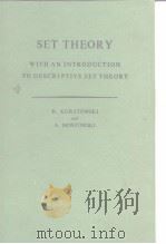 SET THEORY: WITH AN INTRODUCTION TO DESCRIPTIVE SET THEORY PDF电子版封面