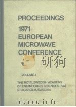 1971 European Microwave Conference proceedings vol.2 PDF电子版封面