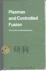 Plasmas and Controlled Fusion PDF电子版封面