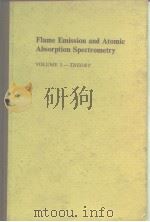 Flame emission and atomic absorption spectrometry V.1 PDF电子版封面