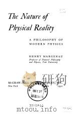 The Nature of Physical Reality PDF电子版封面