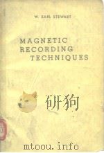 Magnetic recording techniques PDF电子版封面