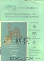 PROCEEDINGS INTERNATIONAL CONFERENCE ON MICROWAVES AND COMMUNICATIONS PDF电子版封面