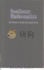 Nonlinear Mathematics PDF电子版封面