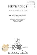 Mechanics Vol.1 Sommerfeld A PDF电子版封面