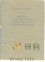 CONFERENCE RECORD Volume 1 1975 IEEE INTERNATIONAL CONFERENCE ON COMMUNICATIONS（ PDF版）
