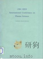 1981 IEEE International Conference on Plasma Science（ PDF版）