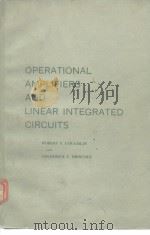 OPERATIONALAMPLIFIERS ANDLINEAR INTEGRATED CIRCUITS PDF电子版封面