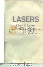 LASERS ASeries of Advances VOLUME 3 PDF电子版封面 082471413X