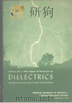 Digest of literature on dielectrics vol.26 PDF电子版封面